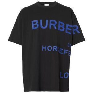 Burberry Horseferry Print Cotton Oversized T-shirt